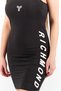 Women Sportswear Fit Brand Logo Sleeveless Mini Dress, Black - 4