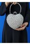 Women's Stone Crystal Evening Dress Bag Special Occasion Bag - 5