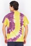 Men Sportswear Fit Tie Dye T-Shirt, Yellow - 2