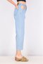 Women Mom Fit Wash Stretchable Slim Leg Denim, Blue Wash - 4