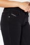 Women 2018 Slandy Skinny Fit Low Waist Stretchable Denim, Black - 3