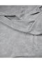 Gray Batik Patterned Ribbed Jersey (Width 150 cm X Length 180 cm) - 2