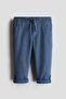 Cotton roll-up chinos