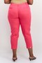 Women Regular Fit Brand Logo Straight Leg Pants, Pink - 4