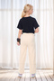 Girl's 100% Cotton Sports Bottom&Top Suit T-Shirt and Pants Bottom Top 2 Piece Set - 5