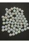 50 Gram-8 mm Round Half Pearl Beads, Cream Color Janjan Plastic Beads (50 Gr- 380-Apcs) B:22 - 2