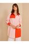Fabric Garnished Cotton Tunic Coral - 3