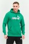 Men Sportswear Fit Long Sleeve Outdoor Hoodie, Green
