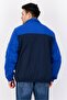 Men Colorblock Wind Breaker Jacket, Navy Blue - 2