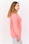 Women Regular Fit Long Sleeves Outdoor Hoodie, Coral - 4