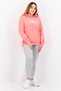 Women Regular Fit Long Sleeves Outdoor Hoodie, Coral - 3