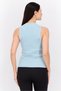 Women Sportswear Fit Sleeveless Outdoor Tank Top, Light Blue - 2
