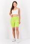 Women Sportswear Fit Training Shorts, Lime Green - 4