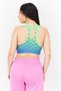 Women Sportswear Fit Padded Sports Bra, Lime Green - 2