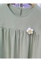 Balloon Sleeve Daisy Detailed Lycra Girls' Wrinkled Dress 5-6 / 7-8 / 9-10 Years Old - 3