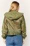Women Solid Hooded Jacket, Multicolour - 2
