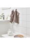 Vallasån Washcloth 30x30 Cm Light Grey/brown – Fast-drying Cotton/viscose Towel - 3
