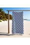 Colorful Checkerboard Patterned Towel 75X150 cm Quick Drying Soft Fabric Suitable for Beach & Bathroom Use