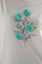 Printed 100% Cotton Blouse White - 4