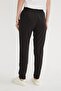 Comfortable Stretchy Tie-Waist Pants Black - 4