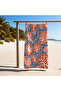 Colorful Patterned Towel 75X150 cm Quick Drying Soft Fabric Suitable for Beach & Bathroom Use