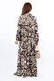 Prive Women's Showy Brown 100% Viscose Maxi Dress - 3