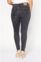 Women Super Skinny Fit Washed Stretchable Denim Jeans, Black - 3