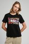 Zebrars Women's 100% Cotton O-Neck T-Shirt Black - 3