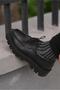 Ortega Model Genuine Leather Handmade Men's Black Casual Shoes - 5