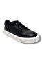 5087-25 Genuine Leather Casual Men's Shoes Black White