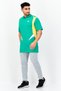 Men Sportswear Fit Short Sleeve Outdoor Polo Shirt, Green - 4