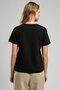 Zebrars Women's 100% Cotton O-Neck T-Shirt Black - 2