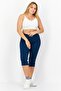 Women Petite Fit Solid Pant, Teal Blue - 4