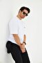 Back Printed, Relaxed Fit, 100% Cotton Men's Oversize Black T-Shirt - 6