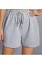 Gray Oversize Fit Comfortable Wear Shorts - 2