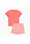 Ess Tee and Shorts Set Peach Frost - 2