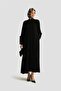 Wide Cuff Overcoat 25Y8206 Black