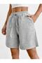 Women's Grimelange Plain Combed Shorts - 4