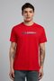 Ember Men's 100% Cotton O-Neck T-Shirt Red - 2