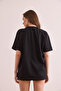 Women's Black 1984 Printed Comfortable Fit 2-Strap T-Shirt Tsh-19000875 - 2