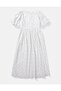 Ae puff sleeve drop waist maxi dress - 2