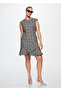 Striped Tweed Dress - 5