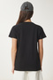 Women's Black Stone Detailed Teddy Bear Printed Knitted T-Shirt Bw00001 - 5
