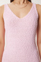 Women's Pink Strappy Summer Knitwear Dress Yy00235 - 3