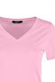 Pembe-Mint %100 Pamuk 2'li Paket Basic V Yaka Örme T-Shirt TWOSS23TS00002 - 12