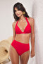 Kırmızı Drapeli Üçgen Kaplı Bikini Üstü TBESS25BU00051 - 2