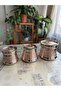 Sebe Home Copper صف زبادي نحاسي منقوش بسعة 5 كجم - 4