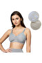 Women's Soft Comfortable Bamboo Cotton Non-Padded Nursing Bra with 2pc Breast Pads