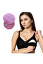 Women's Soft Comfortable Bamboo Cotton Non-Padded Nursing Bra with 2pc Breast Pads