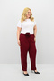 Women's Plus Size Rose Belt Detailed High Waist Pants 6327-25 - 5